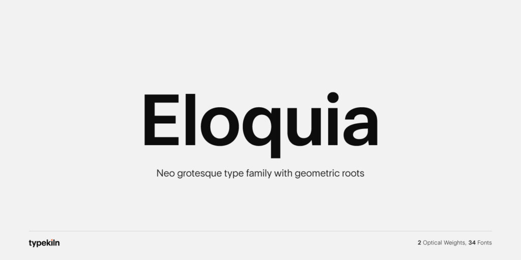 fonts eloquia