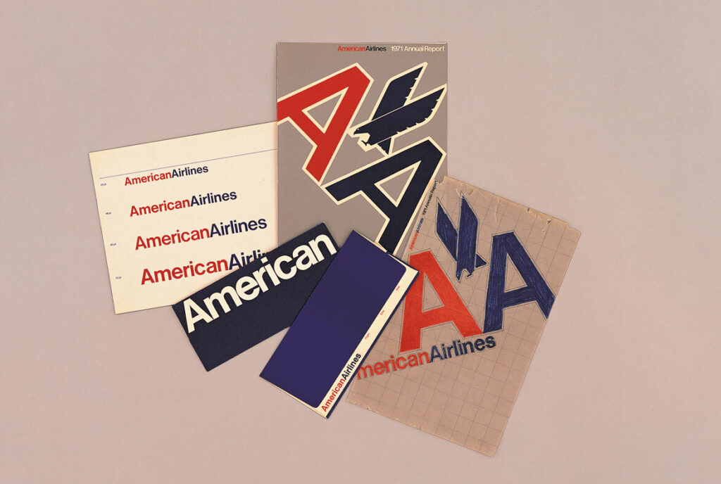 american airlines by massimo vignelli