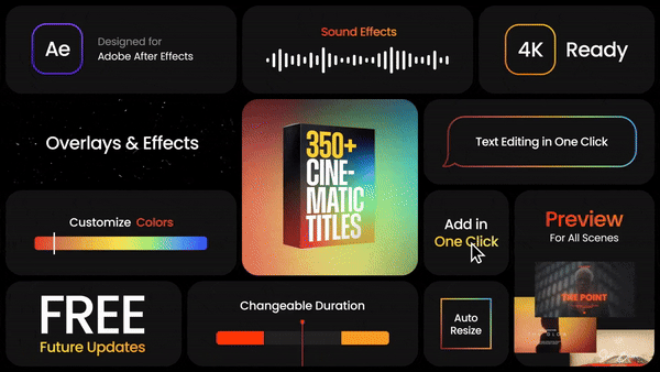cinematic titles features